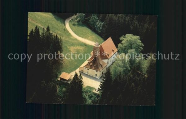 Nesselwang Fliegeraufnahme Wallfahrtskirche Maria