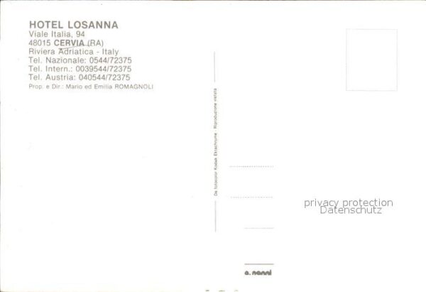 Cervia Hotel Losanna – Bild 2