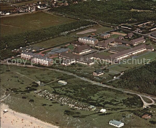 Sylt Fliegeraufnahme Nordsee Sanatorium