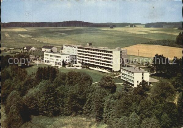 Bad Woerishofen Fliegeraufnahme Sanatorium der Landesve