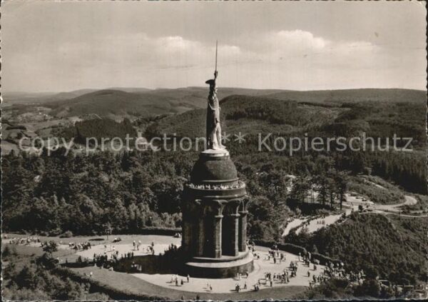 Hermannsdenkmal Fliegeraufnahme