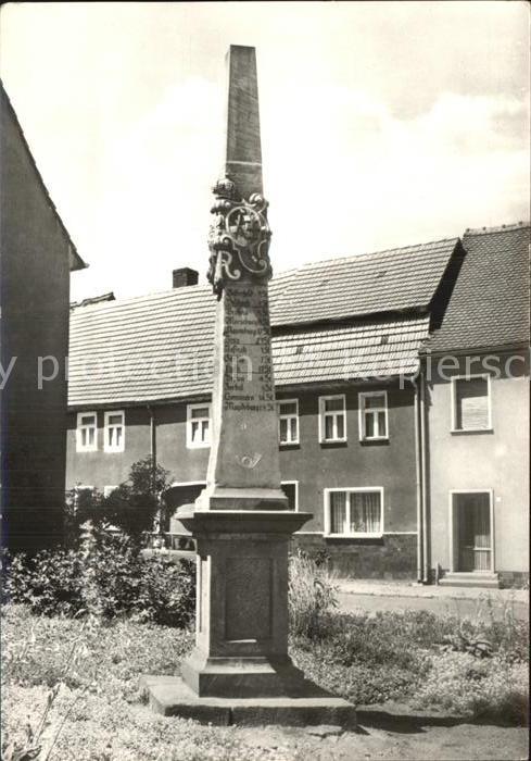 Graefenhainichen Postmeilensäule