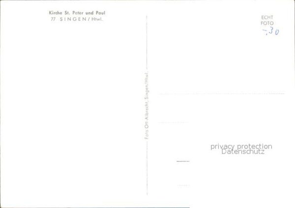Singen Hohentwiel Kirche Sankt Peter und Paul – Bild 2