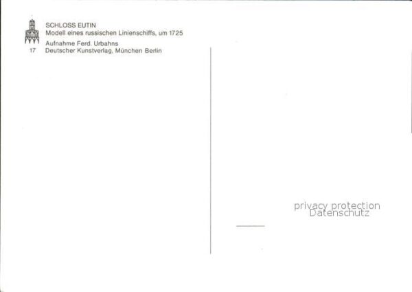 Eutin Schloss Modell eines russischen Liniens – Bild 2