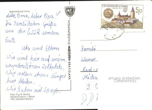 Martin Slowakische Republik Autocamping Turiec Zeltplatz – Bild 2