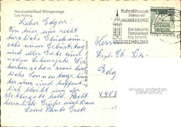 Wangerooge Nordseebad Cafe Pudding – Bild 2
