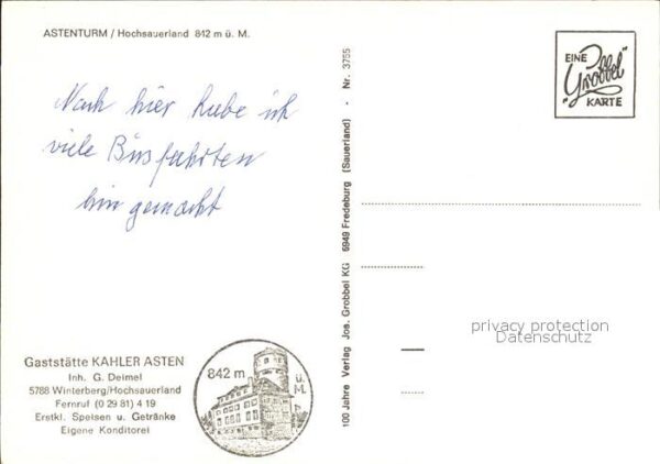 Winterberg Hochsauerland Astenturm – Bild 2