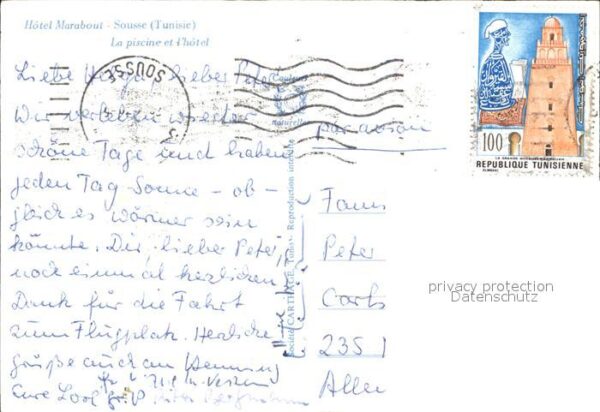 SOUSSE  Tunesie Hotel Marabout Pool – Bild 2
