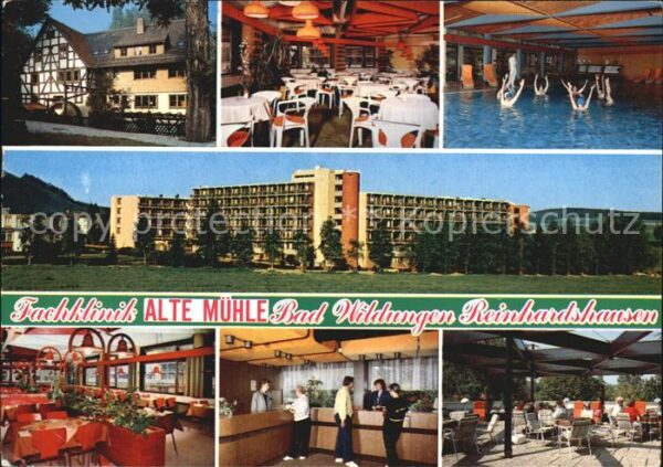Bad Wildungen Fachklinik Alte Mühle Hallenbad Speises