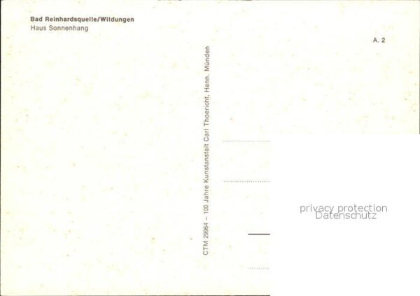 Bad Reinhardsquelle Haus Sonnenhang – Bild 2