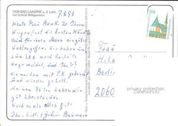 Bad Laasphe Fliegeraufnahme mit Schloss Wittgenstei – Bild 2