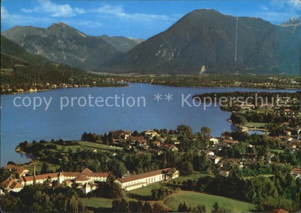 Bad Wiessee Fliegeraufnahme mit Wallberg und Bodens