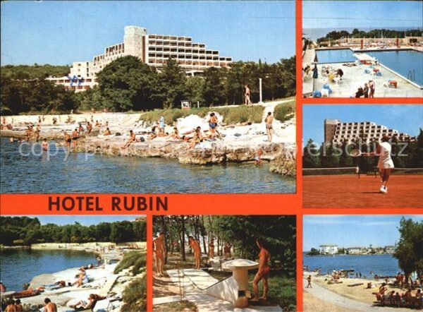 Porec Hotel Rubin Tennisplatz Schwimmbad Mini