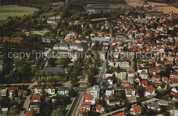 Pyrmont Bad Fliegeraufnahme Kurzentrum