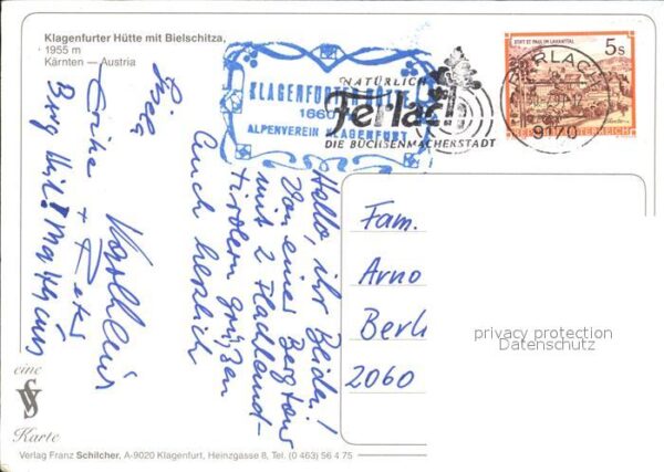 Kaernten Klagenfurter Hütte mit Bielschitza – Bild 2