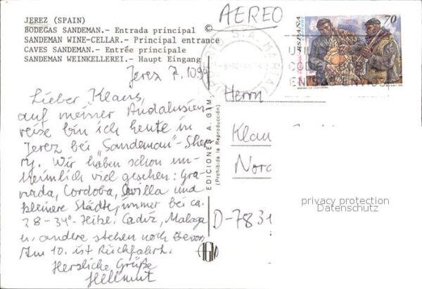 Jerez de la Frontera Sandemann Weinkellerei – Bild 2