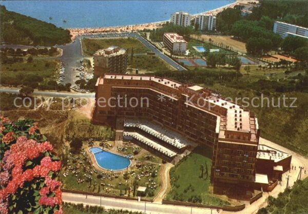 Lloret de Mar Fliegeraufnahme Hotel Samba