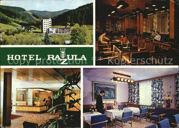 Velke Karlovice Hotel Razula Rezeption Speiseraum Bar