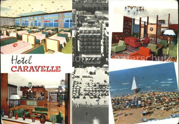 Cattolica Rimini Hotel Caravelle Speiseraum Bar Strand L