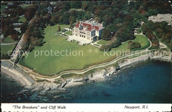 Newport Rhode Island The Breakers Cliff Walk Fliegeraufnahme