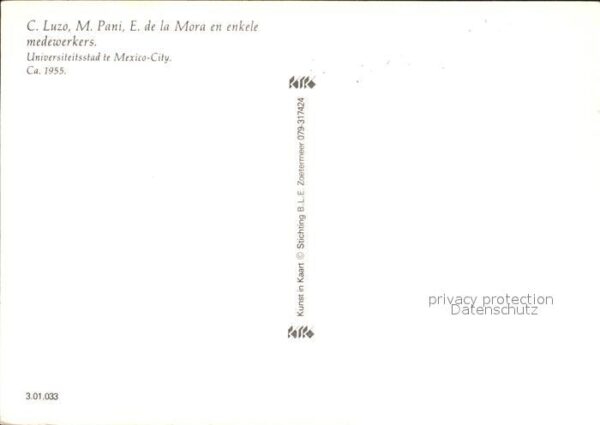 Mexiko C. Luzo M. Pani E. de la Mora en enkele – Bild 2