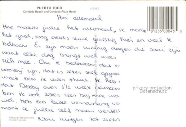 Puerto Rico Condado Beach Condado Plaza Hotel – Bild 2