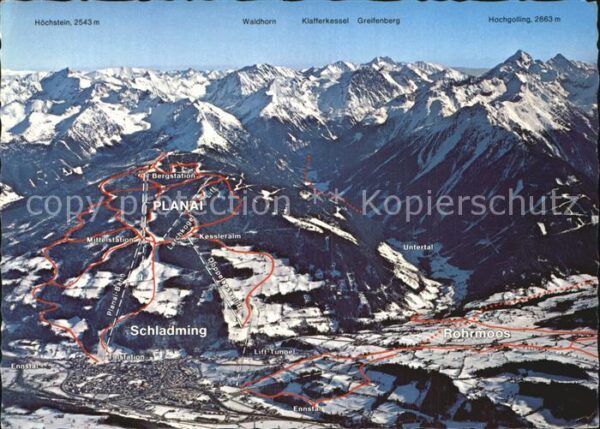 Schladming Obersteiermark Grossskiregion Dachstein Tauern Pistenk