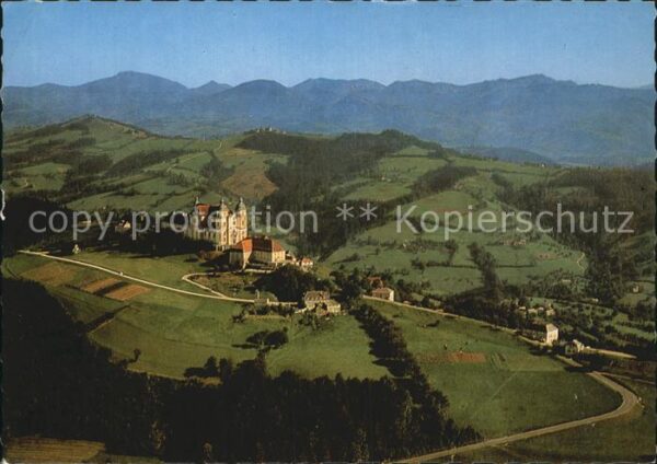 Sonntagberg Fliegeraufnahme Wallfahrtskirche