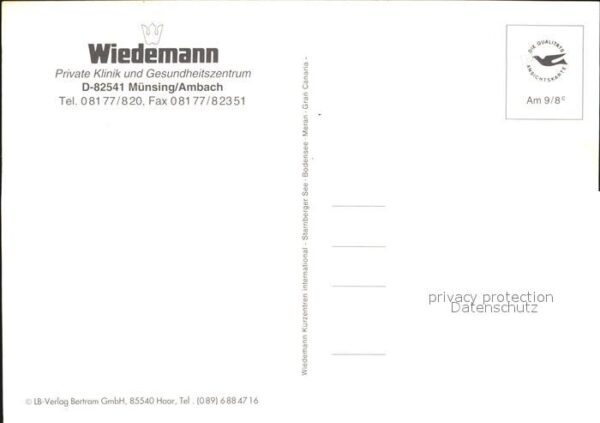 Muensingen Ambach Fliegeraufnahme Wiedemann Klinik – Bild 2