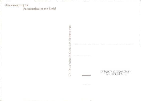 Oberammergau Passionstheater mit Kofel – Bild 2