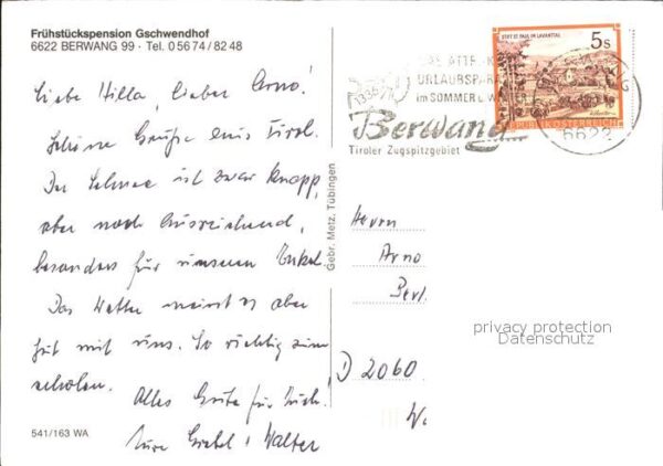Berwang Tirol Pension Gschwendhof – Bild 2