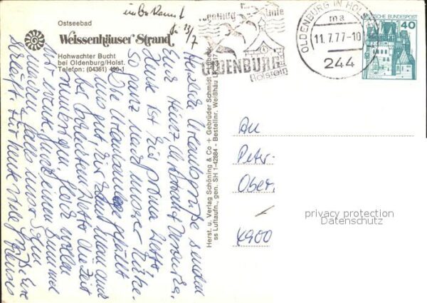 Oldenburg Holstein Fliegeraufnahme Weissenhäuser Strand – Bild 2