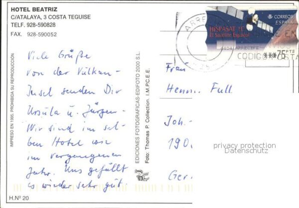 Lanzarote Kanarische Inseln Hotel Beatriz – Bild 2