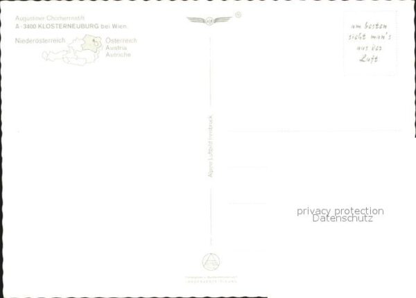 Klosterneuburg Fliegeraufnahme mit Stift – Bild 2