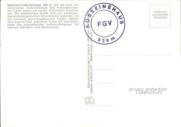 Fichtelgebirge Kösseine – Bild 2