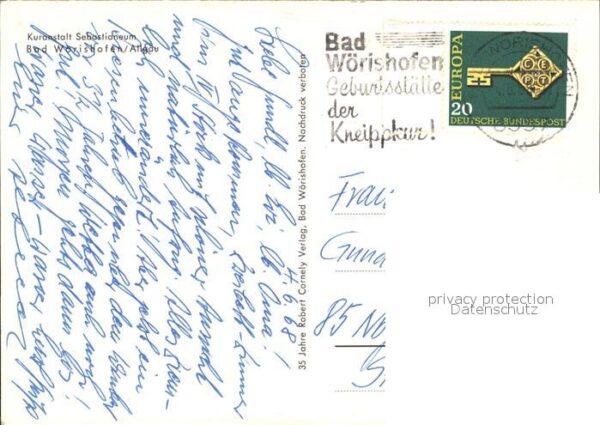 Bad Woerishofen Kuranstalt Sebastianeum – Bild 2