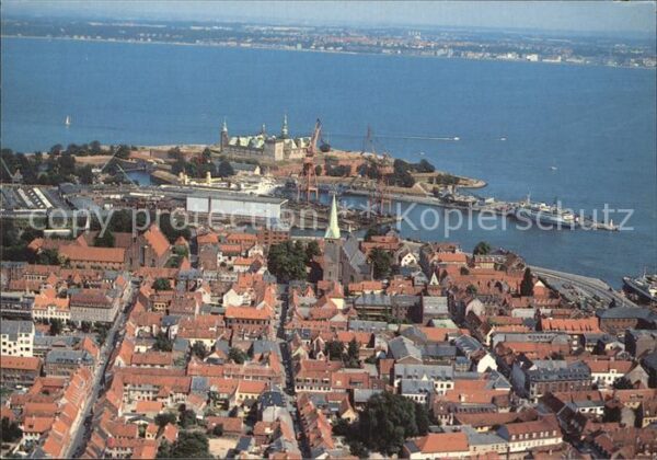 Helsingor Elsinore Fliegeraufnahme