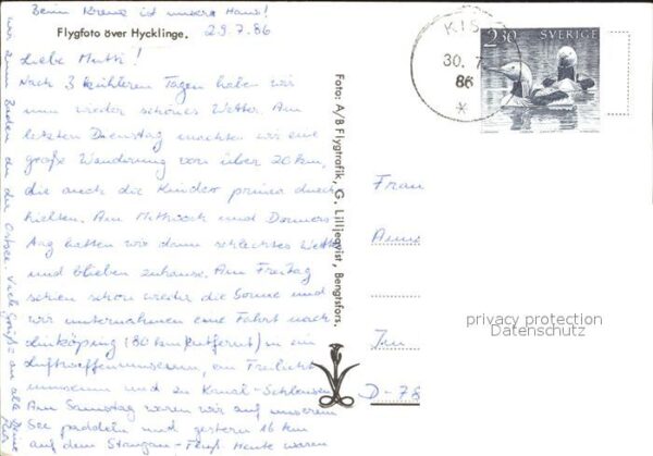 Schweden Fliegeraufnahme över Hycklinge – Bild 2