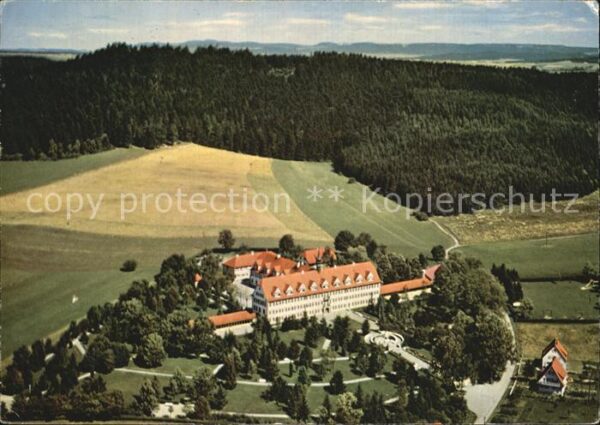 Bad Duerrheim Fliegeraufnahme Kuranstalt der Bundesba