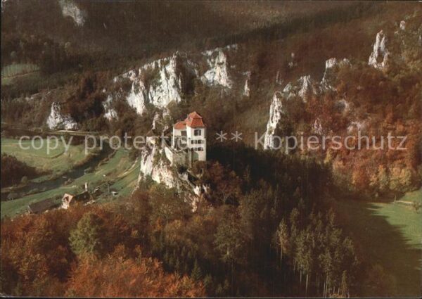 Albstadt Wuerttemberg Fliegeraufnahme Schloss Bronnen mit Jäg