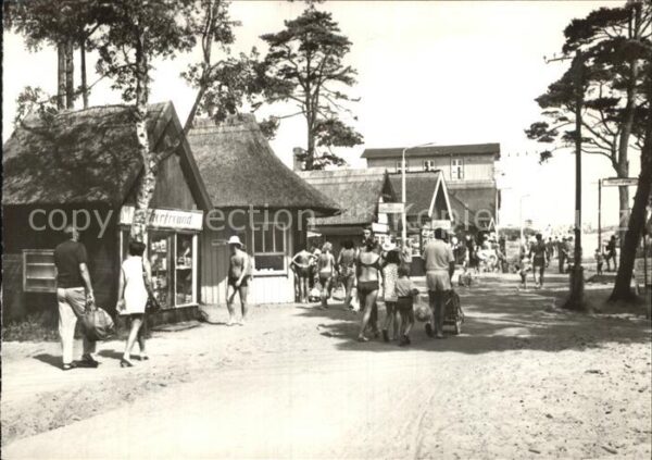 Prerow Ostseebad Weg zum Strand