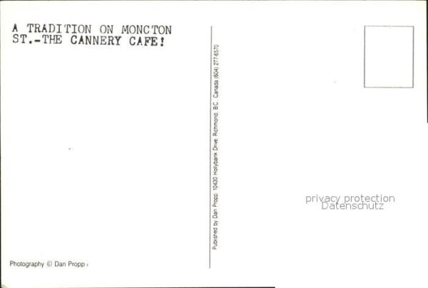Moncton Restaurant Cannery Cafe – Bild 2
