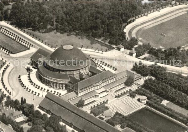 Hannover Fliegeraufnahme Stadthalle