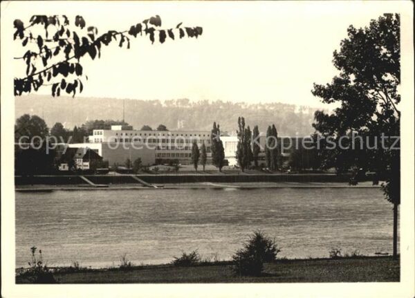 Bonn Rhein Bundeshaus am Rhein