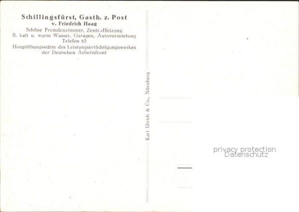 Schillingsfuerst Gasthof zur Post – Bild 2