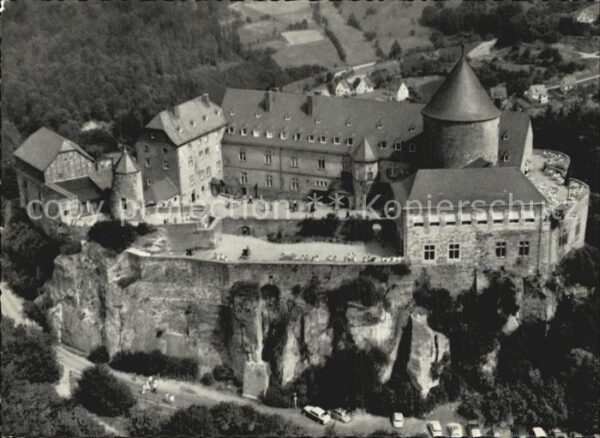 Waldeck Edersee Fliegeraufnahme Schloss