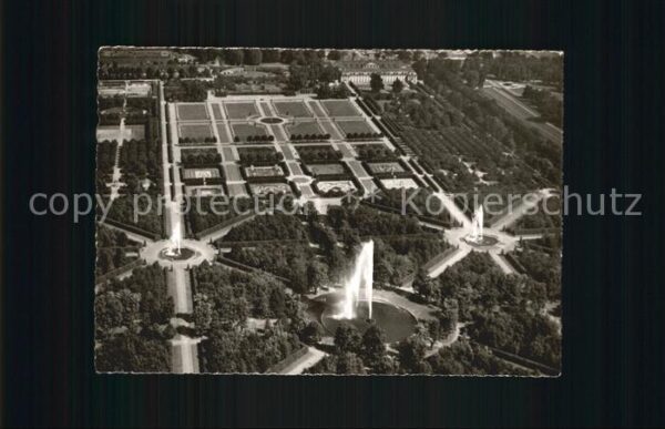 Hannover Fliegeraufnahme Herrenhäuser Gärten