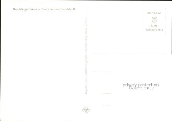 Bad Mergentheim Deutschordensritter Schloß – Bild 2