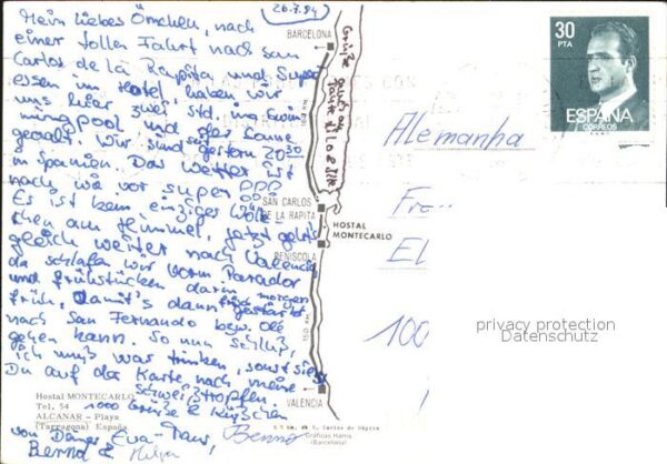 Alcanar Fliegeraufnahme Hostel Montecarlo – Bild 2