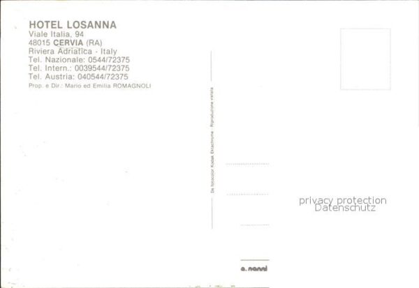 Cervia Hotel Losanna – Bild 2